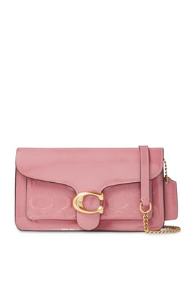 Coach Tabby İmza Suni Deri Clutch Çanta - Açık/Pastel Pembe