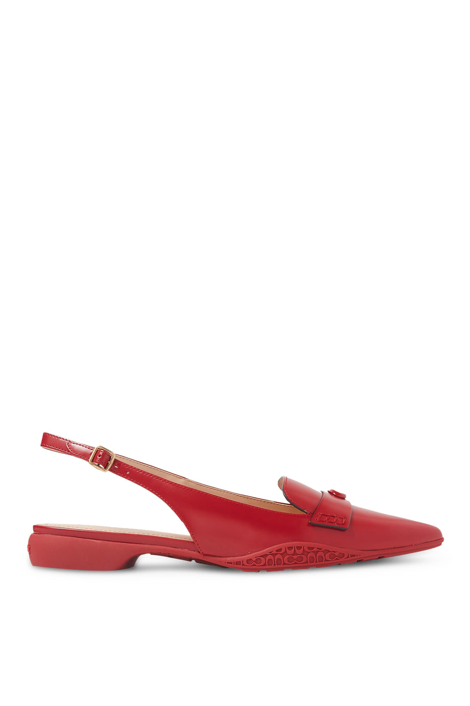 Kırmızı Carrie Skimmer Slingback Mules - Şık ve Rahat