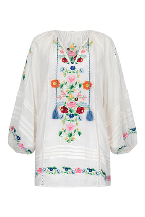 Florapaloosa Nakışlı Tunik Elbise