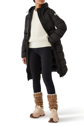 Moncler Kadın Gaiter Çorap - Bej