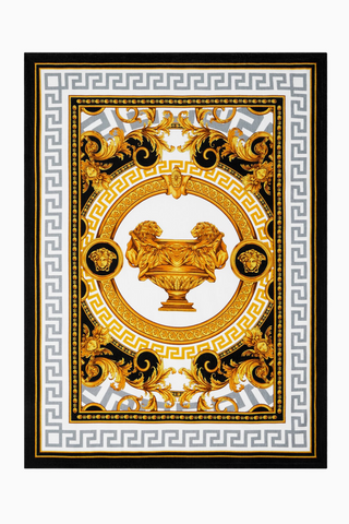 La Coupe Des Dieux Baskılı, Pamuklu, Plaj Havlusu, Versace Home, Lüks Tasarım