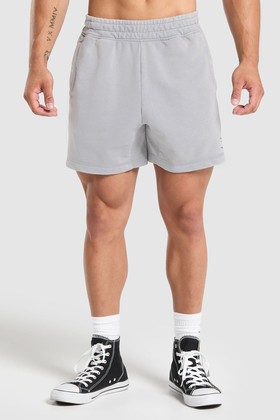 Heritage 5" Oversized Şort, Yüksek Kaliteli Kumaş ve Esnek Panel ile Erkek Şortu