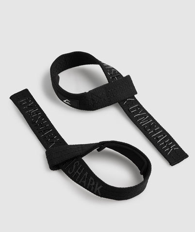 Silikon Grip Lifting Straps, Güçlü Kavrayış için Siyah Yükseltme Kayışları