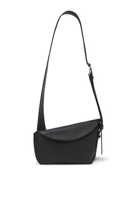 Asimetrik Deri Sling Çanta - Alexander McQueen