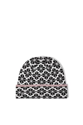 Kate Spade Metalik Çiçekli Bere - SİYAH