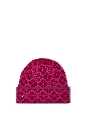 Kate Spade Metalik Çiçekli Bere - Pembe