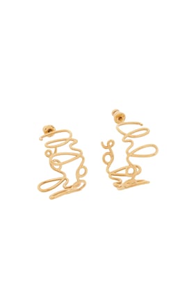 Chloe Logo Halkalı Küpe - Şıklığın Tam Adresi