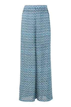 Missoni Lurex Triko Yırtmaçlı Pantolon