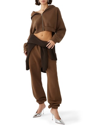 Kadın Rahat Pamuklu Eşofman Altı