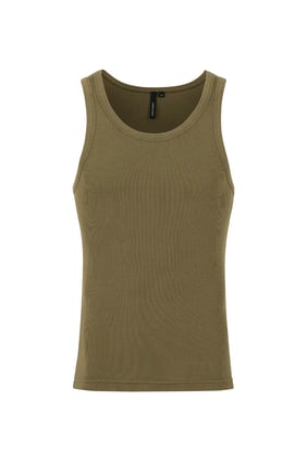 Ribbed Kolsuz Tişört - Şık ve Rahat