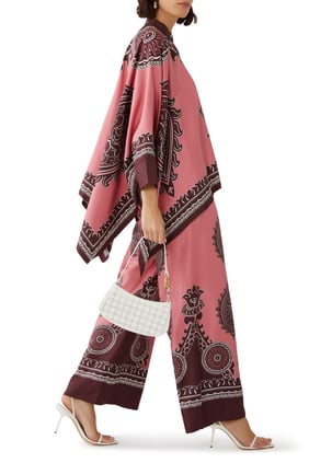 İpek Twill Palazzo Pantolon