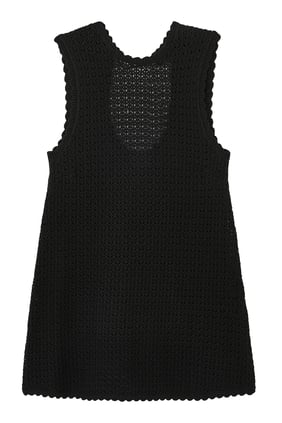 Pointelle Şift Mini Elbise