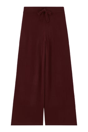 Hoku Geniş Paça Eşofman Altı - Bordo