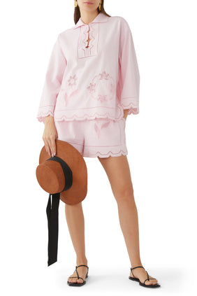 Dantel Şortlu Masa Örtüsü