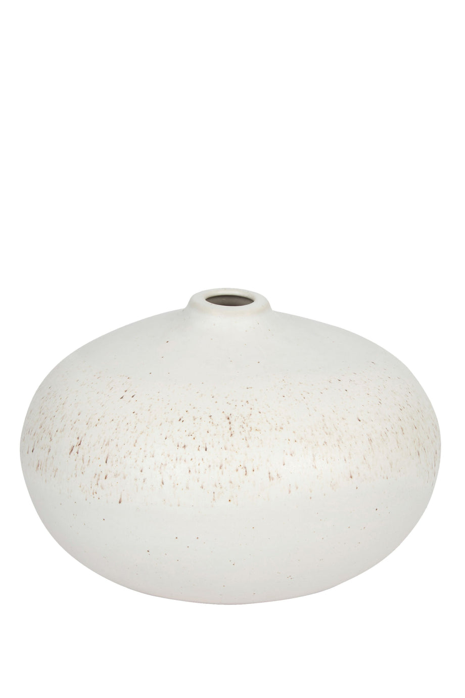 Thornton 26 cm Beyaz Seramik Vazo,