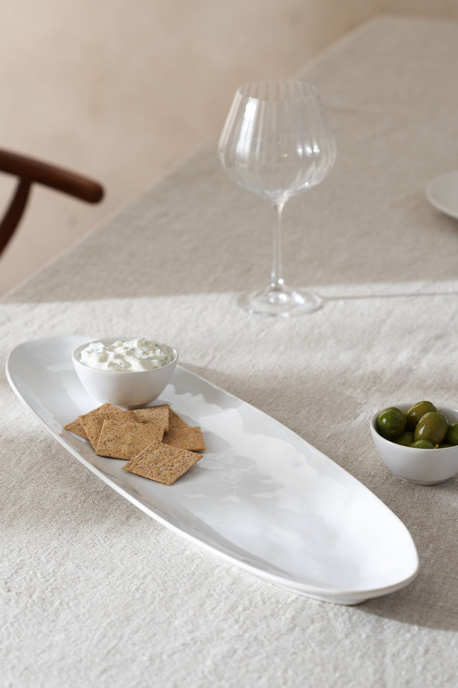 Portobello Kanepe Tabağı, Seramik Servis Tabağı