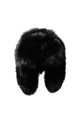 Sıcak ve Şık Fox Kürklü Flanel Ushanka