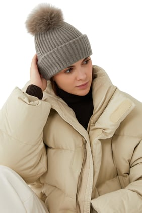 Bom Bom Şapka ile Kış Modası