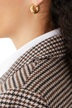 Şık Chubby Halka Küpeler - Günlük Kullanım İçin İdeal