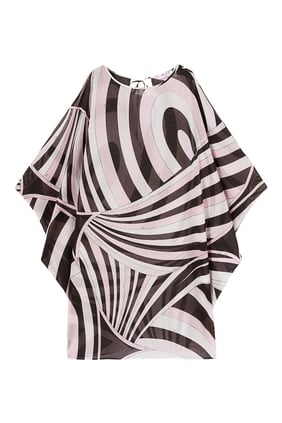 Iride-Print Pamuk Kaftan