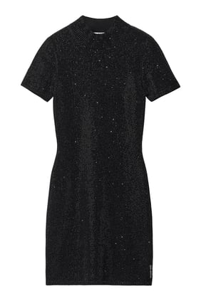 Kristal Hotfix Minidress - Şık Tasarım