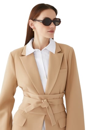 Oval İnce Güneş Gözlüğü - Şıklığın Adresi