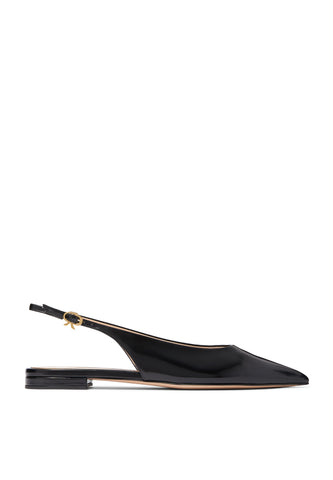 Robbie Slingback Düz Ayakkabılar - Siyah