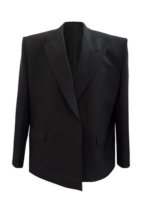 Siyah Oversize Boyfriend Blazer