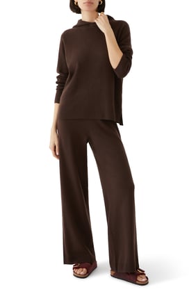 Yüksek Kalite Kaşmir Kapüşonlu Sweatshirt