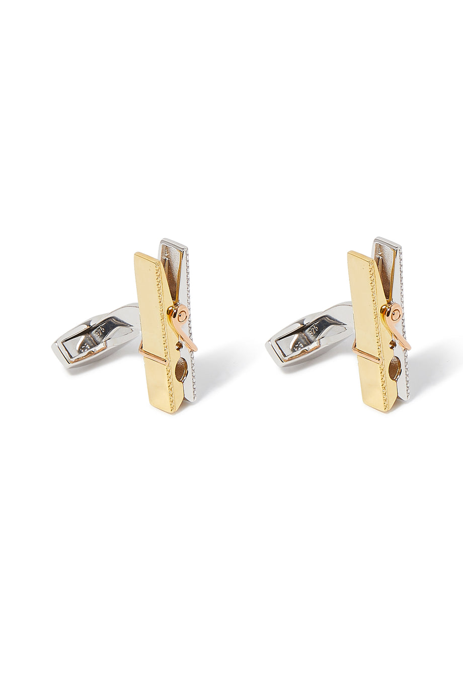 Sarı Altın Logo Manşet Düğmeleri