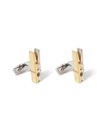 Sarı Altın Logo Manşet Düğmeleri