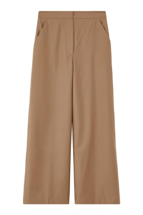 Yüksek Bel Geniş Paça Pantolon
