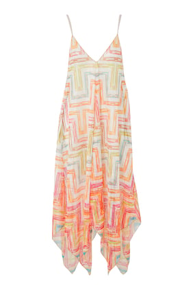Missoni Chevron Desenli Maxi Elbise