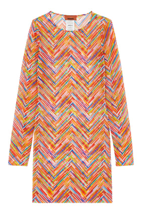 Missoni Mare Chevron Tül Elbise