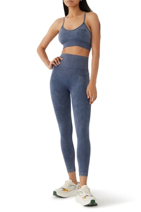 Denim Etkili Spor Sütyeni