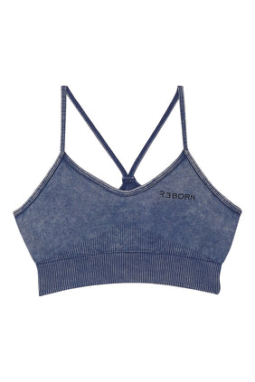 Denim Etkili Spor Sütyeni
