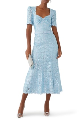 Nicky Hilton Leyla Midi Elbise