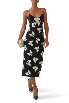 X Nicky Hilton Valor Midi Elbise