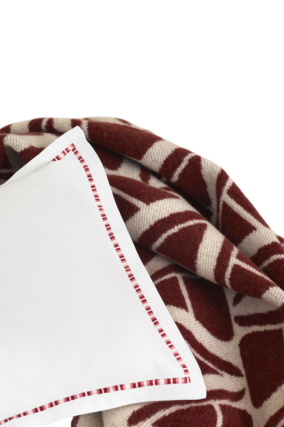 La Merino Battaniye, Ekstra İnce Merinos Yünü ile Yumuşaklık ve Zarafet, Kırmızı