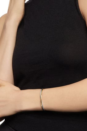 Sarmal Bilezik, Gümüş ve 18 Ayar Sarı Altın