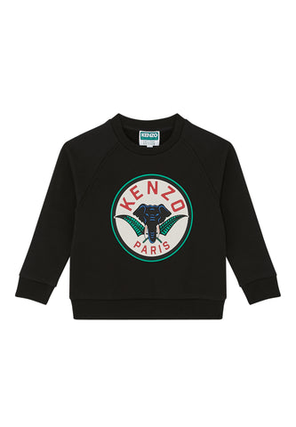 Çocuk Logo Pamuklu Sweatshirt - Kenzo