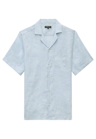 Yazlık Pamuklu Gömlek - Mavi