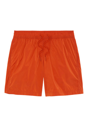 Erkek Turuncu Yüzme Şortları
