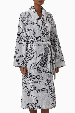 Jaguar Tower Bornoz Organik Pamuk, Jaguar Desenli