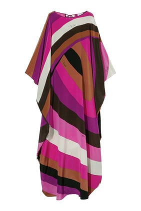 Iride-Print İpek Kaftan - Şıklığın Adresi