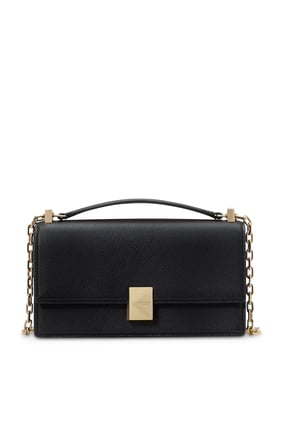Kate Spade Deco Mini Flap Zincirli Çanta - Siyah