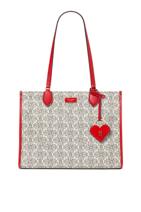Spade Çiçek Orta Boy Tote Çanta