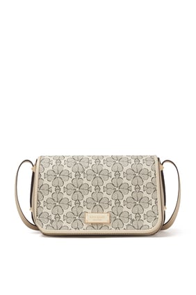 Kate Spade Çiçek Desenli Küçük Çapraz Çanta - Krem