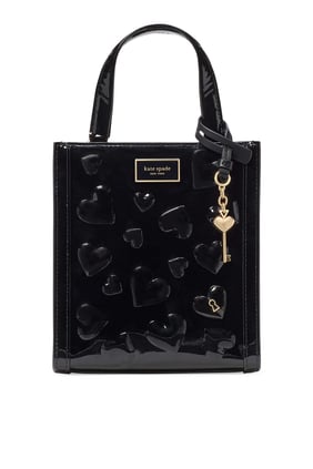 Siyah Deri Mini Tote Çanta - Kate Spade