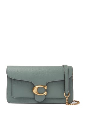 Tabby Zincirli Clutch - Açık Mavi